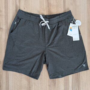 NWT Vuori Ponto Short Oregano Heather XXL Performance Athletic